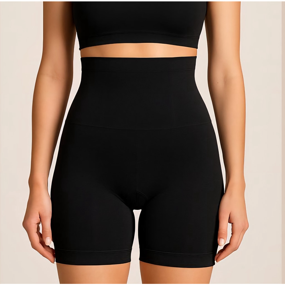 Empetua by Shapermint Women's Black High Waisted Shaper Shorts Size XL-XXL NWT